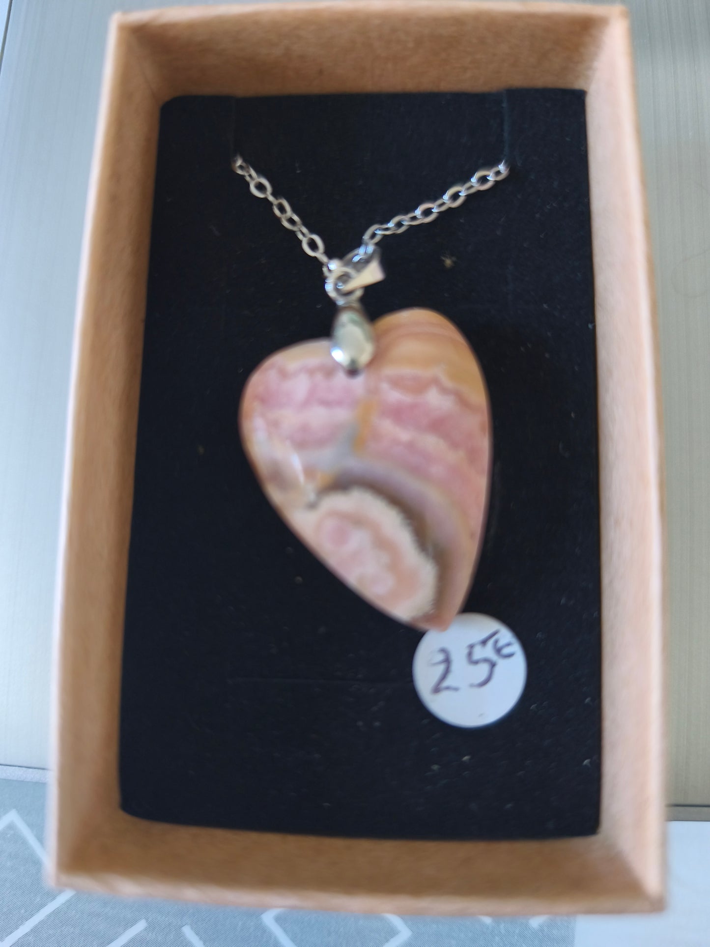 Pendentif Rhodochrosite