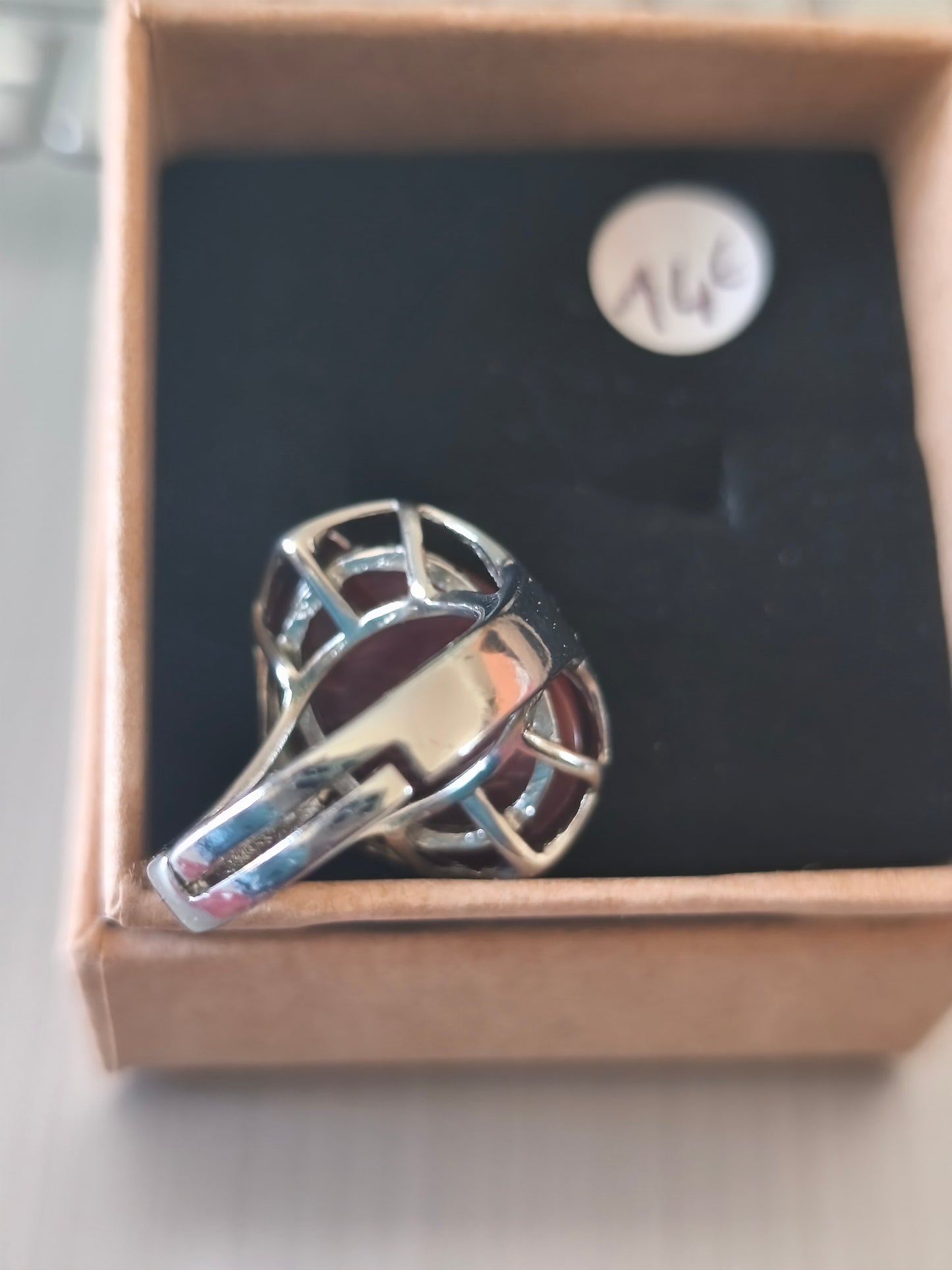 Bague Ovale Cornaline