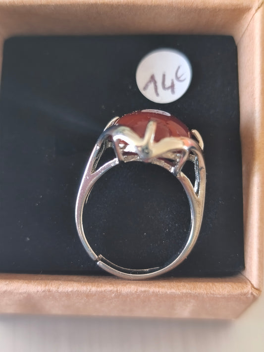 Bague Ovale Cornaline