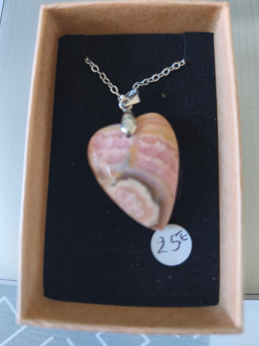 Pendentif Rhodochrosite